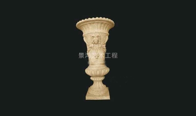 柱形雕塑花盆