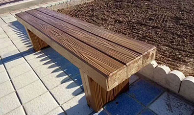 仿木紋長凳